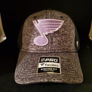 NHL Hockey Fights Cancer Cap Hat St Louis Blues